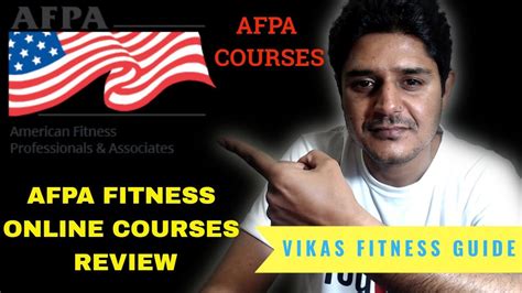 Afpa Fitness Instructor Certificationamerican Fitness Professional