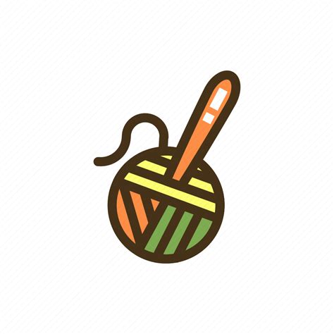 Knit Knitting Needle Yarn Icon Download On Iconfinder