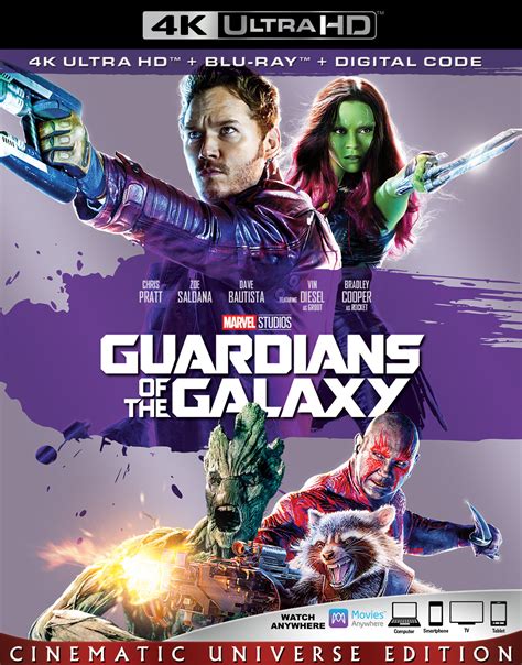 Guardians Of The Galaxy Includes Digital Copy 4k Ultra Hd Blu Ray