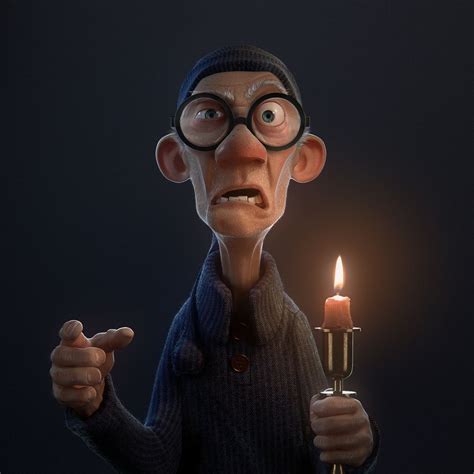 Old Man Cartoon 3d Cartoon Cartoon Styles Man Character Character