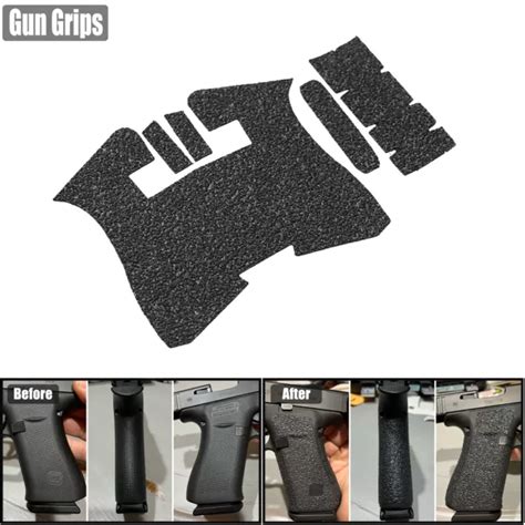 Textured Gun Grips For Glock 43x And 48x Rubber Grip Tape Non Slip Back