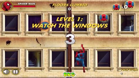 Spiderman Climbing Wall Game Play Youtube