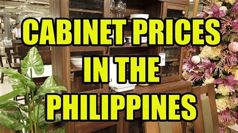 Its factory and head office is located at people's technology complex in carmona, cavite. Cabinet Prices In The Philippines. - YouTube