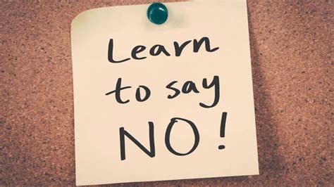 Learning To Say No
