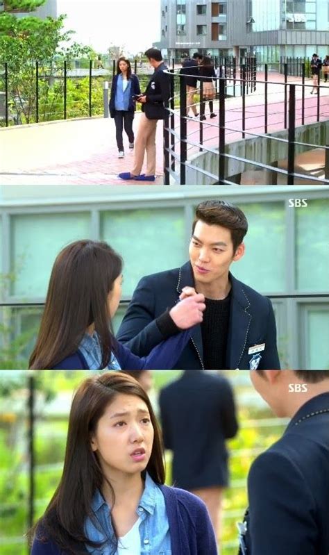Together with you is my favourite place to be. The Heirs Episode 6 Review: Kim Woo Bin Tells Park Shin Hye "You're Mine Now" | Kim woo bin, Lee ...