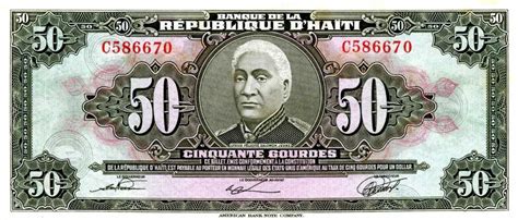 Send money online to anywhere in haiti with xoom. RealBanknotes.com > Haiti p235Aa: 50 Gourdes from 1980