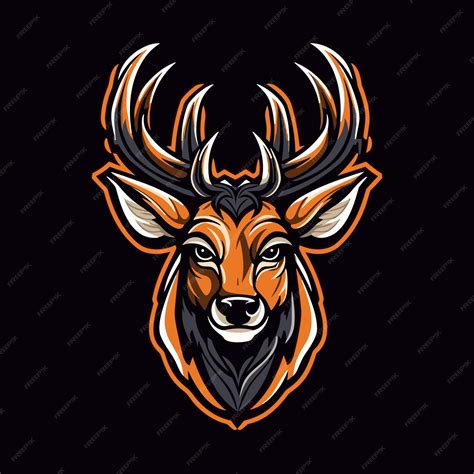 Premium Vector Vector Deer Mascot Logo Template