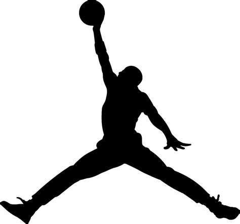 Black And White Jordan Logo