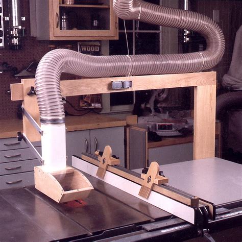 By colyo in workshop woodworking. Tablesaw Dust Collector with Tablesaw Hold-Downs Woodworking Plan from WOOD Magazine