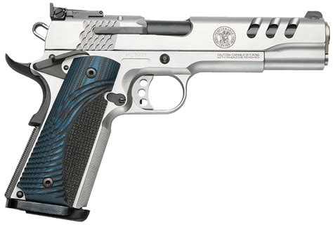 Smith And Wesson 1911 Custom Performance Center 45 Acp G10 Grips Stainless