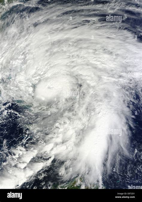 Nasas Terra Satellite Shows A Larger Hurricane Sandy Over Bahamas