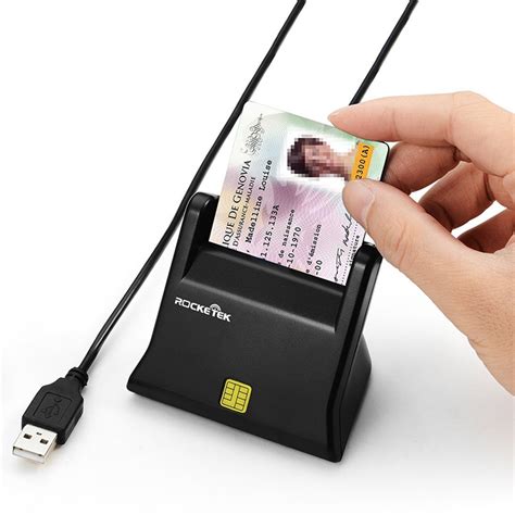 Rocketek Scr2 Cac Id Sim Chip Smart Card Reader