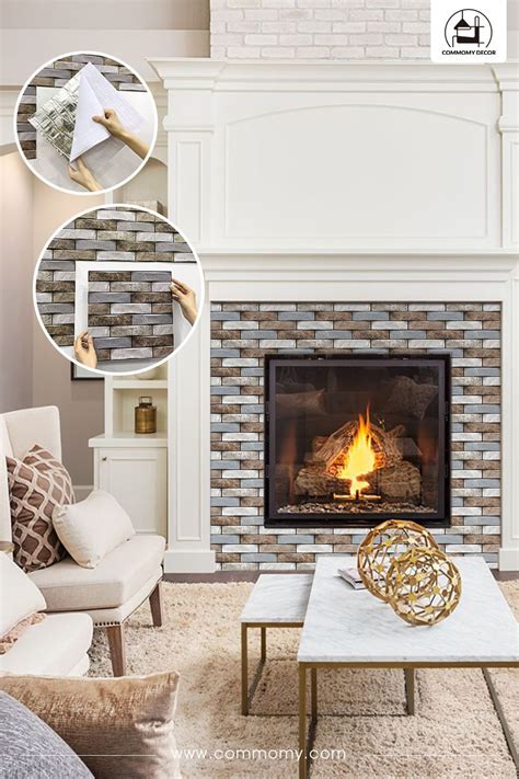 Can I Use Peel And Stick Tile For Fireplace Surround Yes It Is A