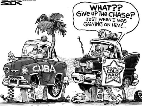 Cartoon Cuba Policy