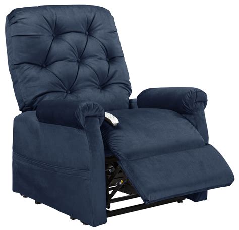 Pride Mobility Mega Motion Classica Power Lift Chair Recliner Navy