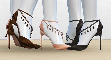 Off White Sandals By Mrantonieddu By Maims4 For The Sims 4 Sims 4 Cc