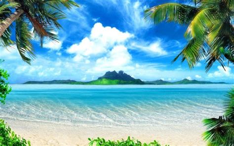 Clear Water Beach Beautiful Scenery Beach Backdrop Beach Background