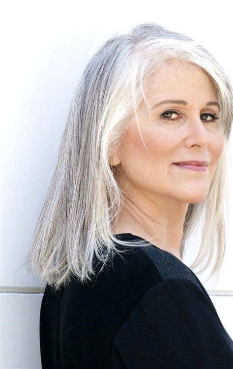 50 beautiful gray hairstyles for women over 50