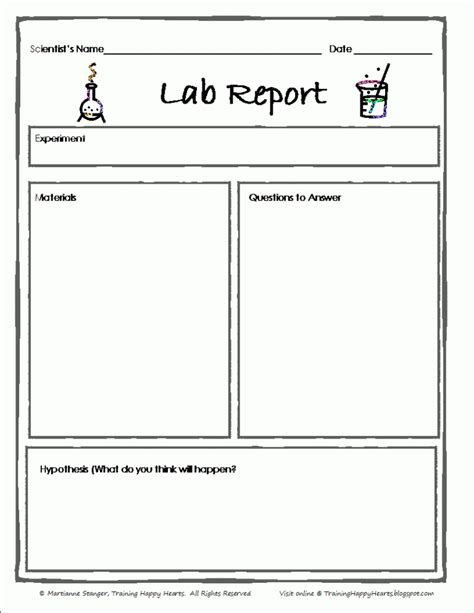 Experiment Write Up Template With Regard To Science Report
