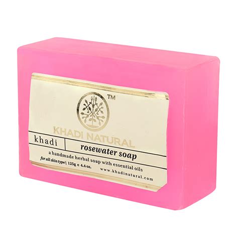 Buy Khadi Natural Rosewater Soap 125 Gm Online At Discounted Price