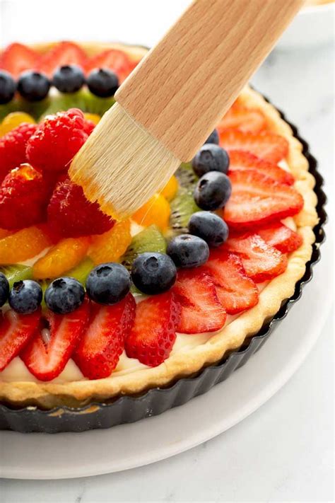 Fresh French Fruit Tart Recipe With Creme Patissiere Lemon Blossoms