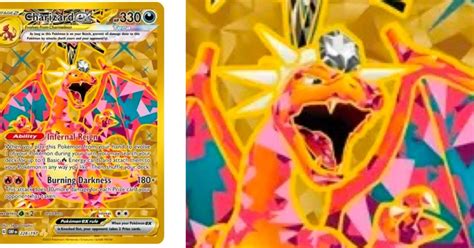 Tera Charizard Ex Gets A Gold Card In Pokémon Tcg Obsidian Flames