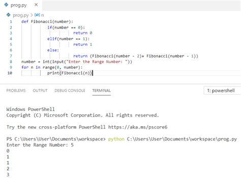 Fibonacci Program In Python