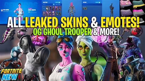Did you enjoy the video? *NEW* ALL LEAKED Halloween Skins & Emotes! *OG GHOUL TROOPER PINK/ZOMBIE*, Delirium, Zombified ...