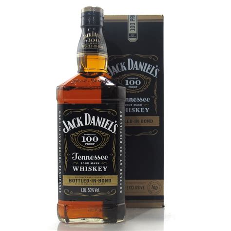 Jack Daniels Bottled In Bond 100 Proof 1 Litre Whisky Auctioneer