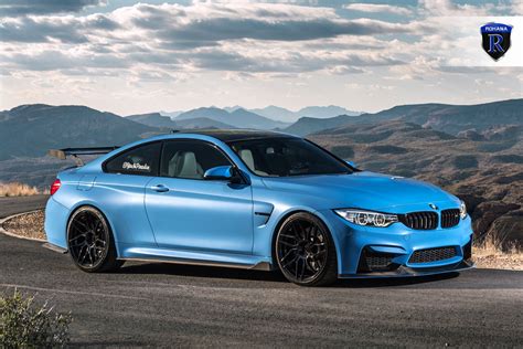 Baby Blue Bmw 4 Series Shows Off Carbon Fiber Front Lip — Gallery