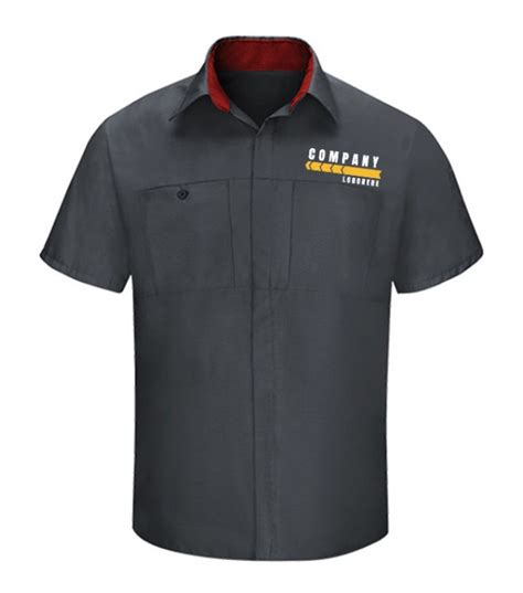 Automotive Mechanic Dual Color Half Sleeve Shirt Automotive Mechanic