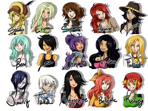 My Fav Op Ocs Collection 2 My Firsth Year On Da By S0kk0 On Deviantart