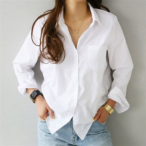 Cotton Shirt High Quality Women Blouse Spring Autumn Long Sleeve