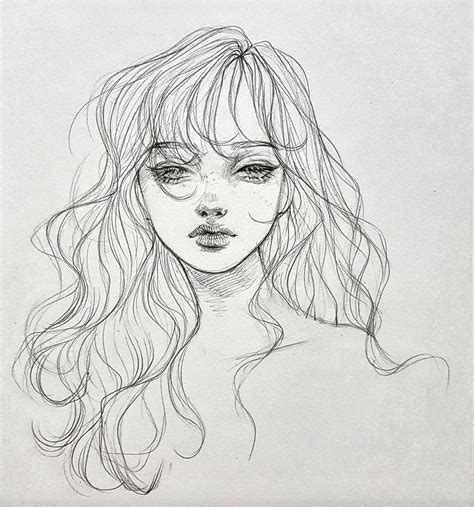Sketch Shared By ~ Miss Mikaela ~ On We Heart It Pencil Sketches Of