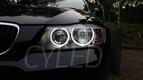 BMW E E LCI LED Angel Eyes For Halogen Type Headlight Only