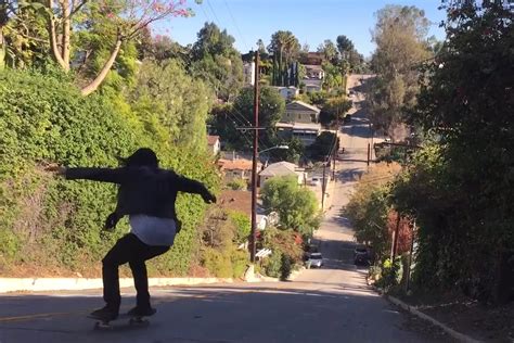 Watch A Skateboarder Bomb Down One Of The Steepest Streets In The Us