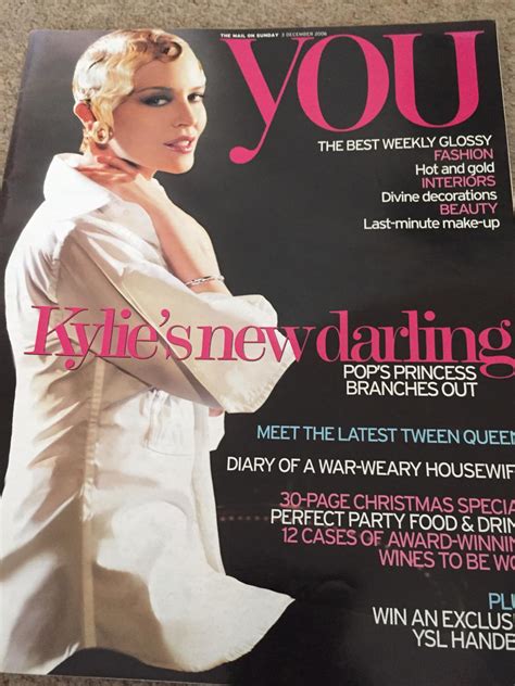 Uk You Magazine December 2006 Kylie Minogue Cover Yourcelebritymagazines