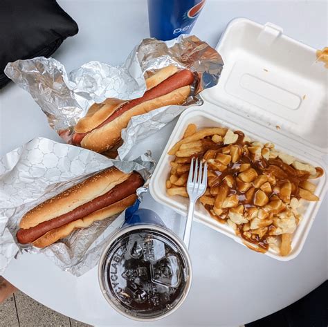 Smooch Food Poutine And Hot Dog Sandwiches From Costco Food Court