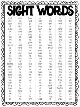 Each set of letters/words to be alphabetized are connected on the page to provide a visual. Sight Words ABC order 2nd grade by Studly Peaches | TpT