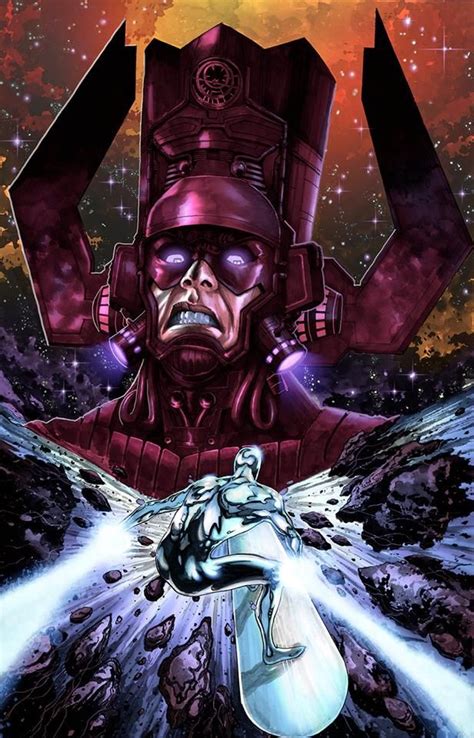 Galactus And Silver Surfer Ace Continuado And Heagsta Marvel Vs Quasar