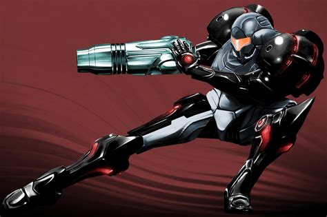 Download Metroid Prime 1 Wallpaper Black Samus Phazon Suit Wallpaper