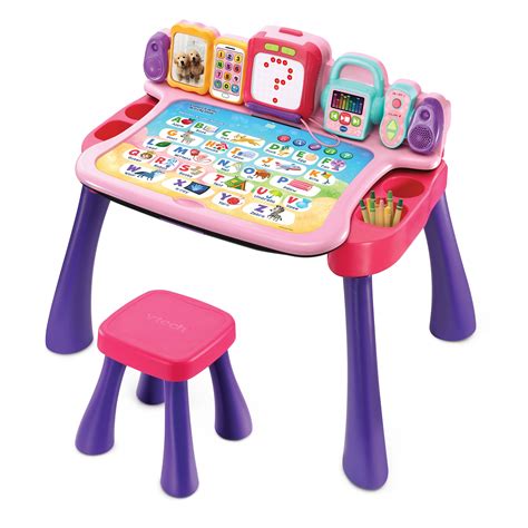 Vtech Explore And Write Activity Desk Interactive Teaching Toy Pink