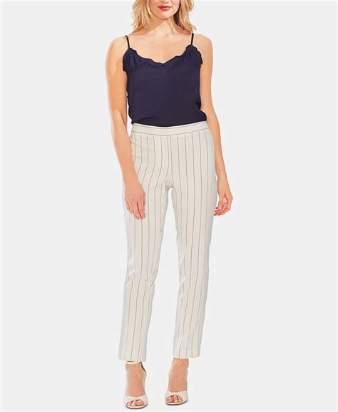 Vince Camuto Pinstriped Ankle Pants And Reviews Pants And Capris Women