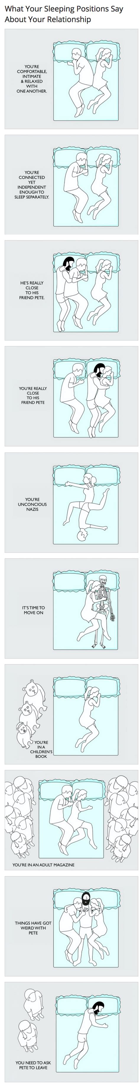 What Your Sleeping Positions Say About Your Relationship