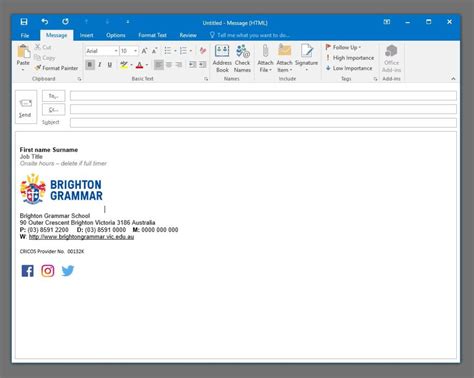 How To Add Logo To Email Signature In Outlook 2016 Recipevil