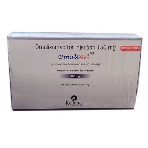 Reliance 150mg Omalizumab Injection Prescription At Rs 8500box In Gurgaon