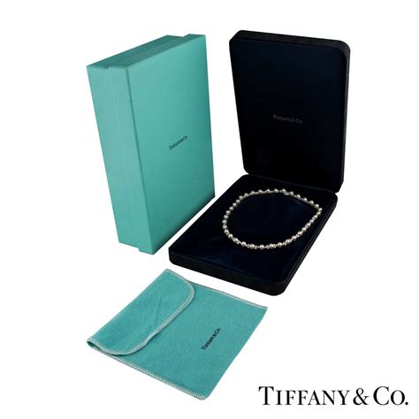 Tiffany And Co Pearl And Diamond Necklace In Platinum Rich Diamonds