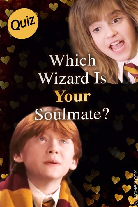 Hogwarts Quiz Which Wizard Is Your Soulmate Harry Potter