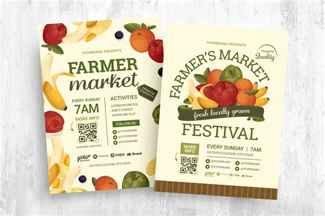 Farmers Market Flyer Templates Psd Ai Vector Brandpacks