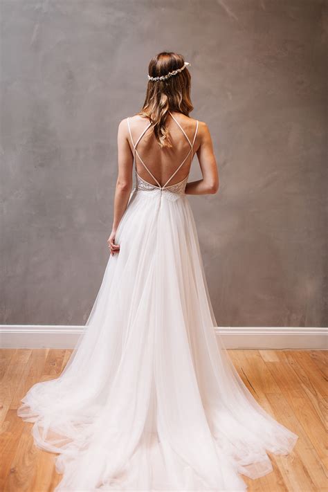 Sexy Backless Wedding Dress Beautiful Backless Wedding Dresses And Gowns Strappy Back Lace